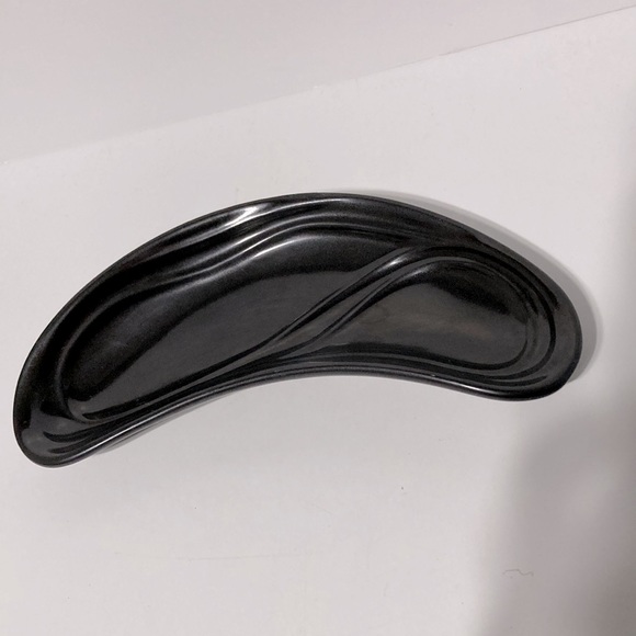 Nambe Earth Metallic Sunset Olive Plate Smooth Stoneware 8.5" x 3.25" x 1" - Picture 2 of 9